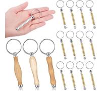 Katnetoly Kit di Accessori per Tornitura del Legno Fai-da-Te B - 12 Pezzi Mandrino, Regalo Fai-da-Te per la Lavorazione del Legno.