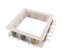 Katnetoly Kit di Alloggiamento per Stampi Regolabile per La Realizzazione di Stampi In Silicone, Telaio di Alloggiamento Riutilizzabile per La Realizzazione di Stampi In Gomma Siliconica