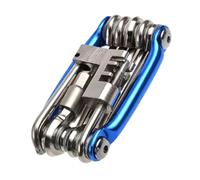 Katnetoly Kit di Attrezzi Multi Riparazione 11 in 1 per Bicicletta, Chiave per Mountain Bike, Cacciavite, Catena, Esagono, Riparazione Biciclette, Accessori per Biciclette D