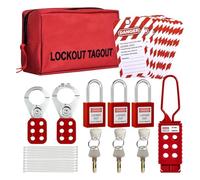 Katnetoly Kit di Blocco/Etichettatura,Kit di Blocco/Etichettatura Elettrici, di Blocco/Etichettatura,Kit di Blocco di Sicurezza con Interruttore Elettrico