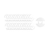 Katnetoly Kit di Bottoni A Pompon Staccabili per Cappelli, 50 Pezzi di Attrezzi Porta Pompon per la Realizzazione di Cappelli A Maglia, Set di Bottoni per Cappelli con Pompon