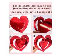 Katnetoly Kit di Ciondoli D' 3D da 80 Pezzi, Decorazione di Nozze di San, Set di Ciondoli Cavi, Decorazione per la Casa