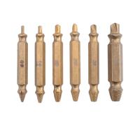 Katnetoly Kit di Estrattori per Danneggiate da 6 Pezzi, Set di Estrattori per Spelate per Rimuovere Facilmente e Rapidamente Dimensioni Comuni di Utensili Rotti