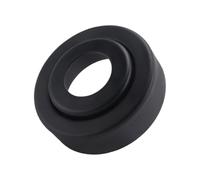 Katnetoly Kit di Fissaggio per Doccia Attrezzatura Tubo 'Acqua Copertura Decorativa in Rame Accessori per Rubinetti del Bagno Galvanotecnica-Nero