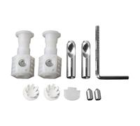 Katnetoly Kit di Fissaggio per WC Sospesi di Fissaggio Bulloni di Fissaggio Set di per Montaggio A Parete Universale Bulloni di Fissaggio per WC