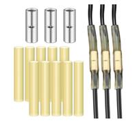 Katnetoly Kit di Giunzione Interrata da 3 Pezzi Kit di Giunzione Della Della Pompa Sommergibile A3C per 10 12 14 AWG con 10 Guaine Trasparenti A Doppia Parete