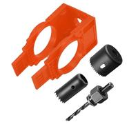 Katnetoly Kit di Installazione per Serratura con Serratura Aggiornamenti Kit di Foratura per Della Porta In Legno Seghetto per Fori Porta di Serratura Kit di Installazione per Maniglia Della Porta