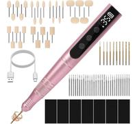 Katnetoly Kit di Lucidatura In Argilla, Kit di Strumenti Rotativi Fili, 35 Velocità Regolabili, Kit per la Creazione di Gioielli per Stampi In Argilla Polimerica.