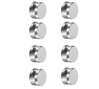 Katnetoly Kit di Montaggio per Specchio Cornice, Clip di Supporto per Specchio, Forma Rotonda, Fissaggio A Doppia Vite, Staffa di Sospensione per Specchio In Vetro