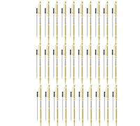 Katnetoly Kit di Penna Sottile di Legno, 30 Pezzi Set con Ricarica, Perfetto per le Forniture per Ufficio Fai -da -Te