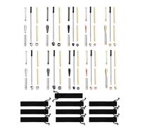 Katnetoly Kit di Penne Sottili per Tornitura del Legno, Confezione da 10 con Finiture Multiple, Kit di Penne A Torsione da 7 Mm