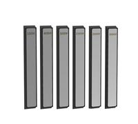 Katnetoly Kit di Piastre per Coltello A Diamante 6 Pezzi Set per Pendii di Affiliazione Diamanti di Tipo Xarilk 180# 400# 800# 1500# 2000# 3000#