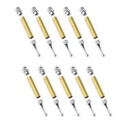 Katnetoly Kit di Progetto per Decorazioni per di Natale con Finitura Cromata - Confezione da 10 Pezzi Inclusa