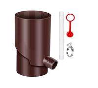 Katnetoly Kit di Raccolta 'Acqua Piovana Kit Deviatore per Barili Resistente Ai Raggi UV e Resistente Alle Intemperie Barili Portatili per Raccogliere L'Acqua Piovana B