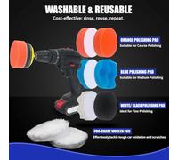 Katnetoly Kit di Restauro del da 3 Pollici Kit di Lucidatura A Dischi di Levigatura A Secco A Asciugatura A Secco 133 PC AGGIORNAMENTO per METARO IN LEGNO di AUTO