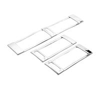 Katnetoly Kit di Rifinitura per Sfiato 'Aria per Auto Cornice per Sfiato per W124 1986-1994 Styling Cromato