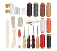 Katnetoly Kit di Rilegatura da 34 Pezzi. Strumenti di Rilegatura A Mano per Principianti. Set di Strumenti per Kit di Rilegatura. Adatto per Lavori di Rilegatura DIY.