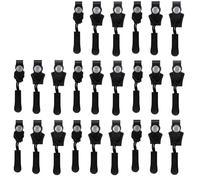 Katnetoly Kit di Riparazione per Cerniere, 24 Pezzi di Ricambio Universale per Cerniere Scorrevoli con Denti Scorrevoli e Testa A Vite, Cerniera Istantanea