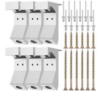 Katnetoly Kit di Riparazione per Pavimenti Che Cigolano da 30 Pezzi, Lega Elimina il Kit di Che Cigolano per Pavimenti, Set di Fissaggio per Pavimenti da 5/8 Pollici e Più Spessi, Facile Installaz
