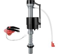 Katnetoly Kit di Sostituzione del Galleggiante per WC, Kit di Sostituzione Dello Sciacquone Universale per WC e 1 Set di Sostituzione Della Valvola per WC da 2 Pollici