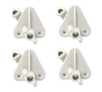 Katnetoly Kit di Sostituzione della Serratura Cancello Pontone, 4 Chiusure Cancello Pontone Adatte per Telai da 1-1,25 Pollici. Chiusure per Porte della Barca Adatte A Porte A Battente