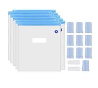 Katnetoly Kit di Stoccaggio del per Stampante 3D 10 Pezzi Sacchetti Sottovuoto con Essiccanti A Prova di umidità Asciutto 30x34cm