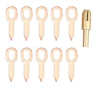 Katnetoly Kit di Strumenti per La Riparazione Della Carrozzeria Auto Anelli di Trazione Dritti Cuscinetti Chuck Stud Saldatore Saldatura un Punti Slide Hammer Dent Tirare Miracle System