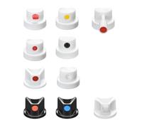 Katnetoly Kit di Ugello Spraycan Universale Graffiti, Riparazione Automatica, Progetti Fai -da -Te - Attacchi per Manico per Risparmiare Ad Alta Efficienza