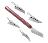 Katnetoly Kit Mini per Hobby, Rasoi per Modellismo, Impugnatura per, Intercambiabile, Utensili da Taglio, Design Versatile per L'Uso In Laboratorio di Scultura Fatta A Mano