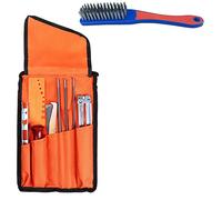 Katnetoly Kit per Affilare Motoseghe 10 Pezzi Set di per Catene per Seghe Set di per Motoseghe Universali Kit di per Affilare Catene per Seghe