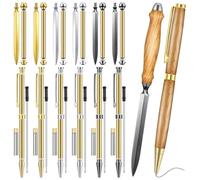 Katnetoly Kit per Progetto Tornitura del Legno da 7mm per Apribuste e Penna, Ideale per Artigiani. Strumento per Aprire Buste e Tagliare Carta.