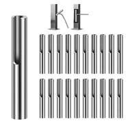 Katnetoly Kit per Ringhiere con Invisibile 20 Pezzi 1/8 Pollici,Kit per Ringhiere con Giunzioni, per Estremità Fisse con Terminale Invisibile per Ringhiere con