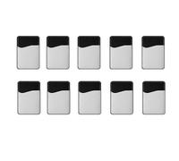 Katnetoly Kit Portafoglio per Telefono per Sublimazione da 10 Pezzi - Set Porta Carte In Pelle PU per il Retro del Supporto del Telefono per Progetti In Vinile