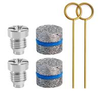 Katnetoly Kit Ugello per Orifizio del Cannone di Schiuma e Retine per di Schiuma per Punte di Ugello Filettate di Ricambio per Cannone di Schiuma e Filtro A Rete