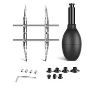 Katnetoly Kit Ventosa per Obiettivo e Chiave Inglese Penna A Ventosa A Vuoto IC Pick-Up con 7 Ventose Intercambiabili e Punte Curve