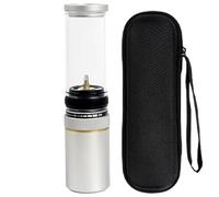 Katnetoly Lanterna A Gas Portatile Antivento per Lampada A Candela A Gas Regolabile per Esterni per Alpinismo, Pesca e Barbecue A