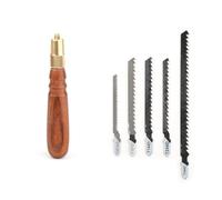 Katnetoly Lavorazione del Legno Uso Domestico Portatile Piccola Intercambiabile A Mano con Impugnatura A Denti/Grossi B