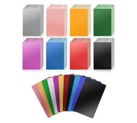 Katnetoly Lavori Grezzi per Incisione, per Incisione CNC, Lavorazione, Biglietti da Visita In Metallo Multiuso. Carte Regalo DIY, Come Mostrato