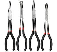 Katnetoly Le Pinze A Becco Lungo da 11 Pollici In Acciaio Includono Pinze Dritte, A 45 Gradi, A 90 Gradi e Tipo o