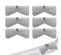 Katnetoly L'Estensione Della Grondaia con Cerniera di Estensione In Acciaio Inossidabile da 6 Pezzi Può Essere Facilmente Installata