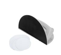 Katnetoly Levigatrice Angolare per Cartongesso, Utensile per Smerigliatura Angolare Semicircolare, 10 Pezzi di Carta Vetrata per La Pulizia e La Lucidatura Degli Angoli Delle Pareti