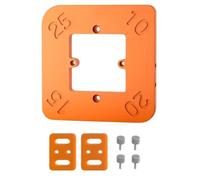 Katnetoly Localizzatore per Angoli Arrotondati per Lavorazione del Legno 4 In 1 Strumento Universale per Bordi Ad R10-R25