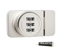 Katnetoly Lucchetto A Combinazione Chiave, Foratura, con Password, per Vetrine, Armadietti, Serrature per Porte di Armadietti In Vetro