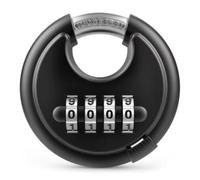 Katnetoly Lucchetto A Disco con Combinazione A 4 Cifre con In Acciaio Temprato, per Capannoni, Unità di Stoccaggio, Armadietti Della Palestra Della Scuola