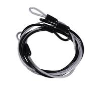 Katnetoly Lucchetto con di Sicurezza da Viaggio Lungo 100 Cm / 3,3 Piedi, di Sicurezza Rivestito in Acciaio Intrecciato con di Sicurezza, Metallico di Sicurezza