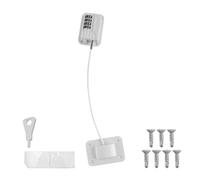 Katnetoly Lucchetto per Frigorifero Lucchetto con Combinazione A 4 Cifre per Frigoriferi, Congelatori e Armadietti, Installazione Trapano Sicuro per Bambini e Animali Domestici Durevole