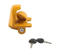 Katnetoly Lucchetto per Gancio di Traino di Dimensioni Universali con 2 Chiavi, per Rimorchio in Acciaio per Impieghi Gravosi per Veicoli, Rimorchi, Barche e