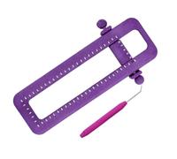 Katnetoly Macchina per Maglieria Regolabile per Calzetteria, Sciarpe, Utensili Manuali Fai-da-Te, Macchina per Maglieria in Plastica, Strumenti per Cucire A Casa, Facile da Usare.