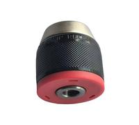 Katnetoly Mandrino Autoserrante A Cricchetto A Mano per Trapano da 10mm, Mandrino Autoserrante A Mano per Trapano Elettrico A Mano, Mandrino In Metallo Rosso