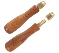 Katnetoly Manico In Legno per con Morsetto In Mandrino Porta A Mano con Morsetto In